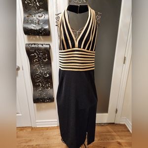 Joseph Ribkoff halter cocktail dress